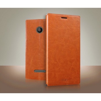 Lumia 435 dėklas rudas "Mofi"